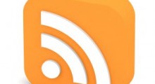 The RSS (Really Simple Syndication) icon.