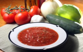 Bristo Aix tomato gazpacho soup
