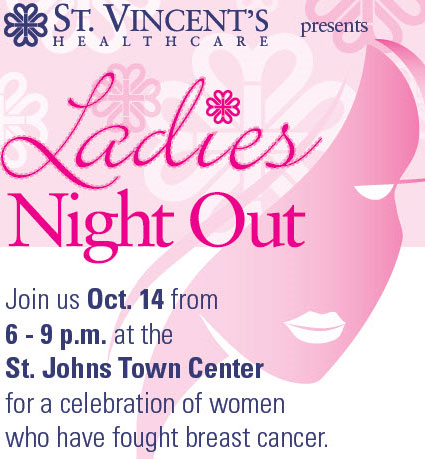 St. Vincent's HealtCare "Ladies Night Out" A Celebration of Women Who have Fought Breast Cancer.
