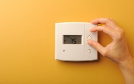 Turn your thermostat down during the winter to protect your skin.
