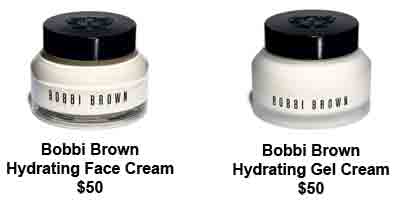 Hydrating Face Cream and Hydrating Gel Cream, from Bobbi Brown
