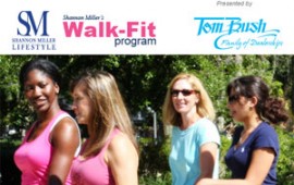 Women enjoying Shannon Miller's Walk-Fit Program