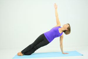 Side plank exercise