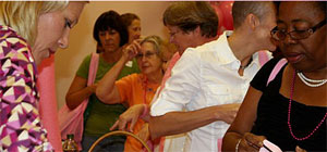 People at the Pink Ribbon Symposium