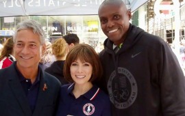 Greg Louganis, Shannon Miller, and Carl Lewis
